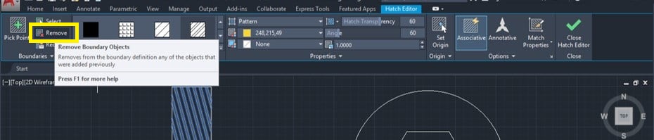 Xóa Hatch AutoCAD