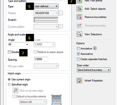 cách sử dụng lệnh hatch trong autocad