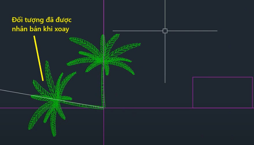 Cách dùng lệnh xoay hình trong CAD