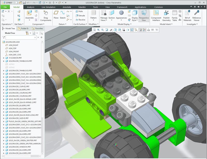Creo là một trong những phần mềm mô hình hóa khối rắn 3D đầu tiên trên thị trường
