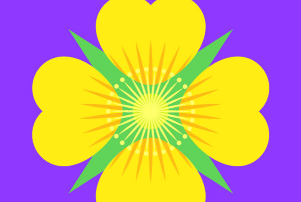 5 bước tạo một bông hoa đơn giản bằng Illustrator