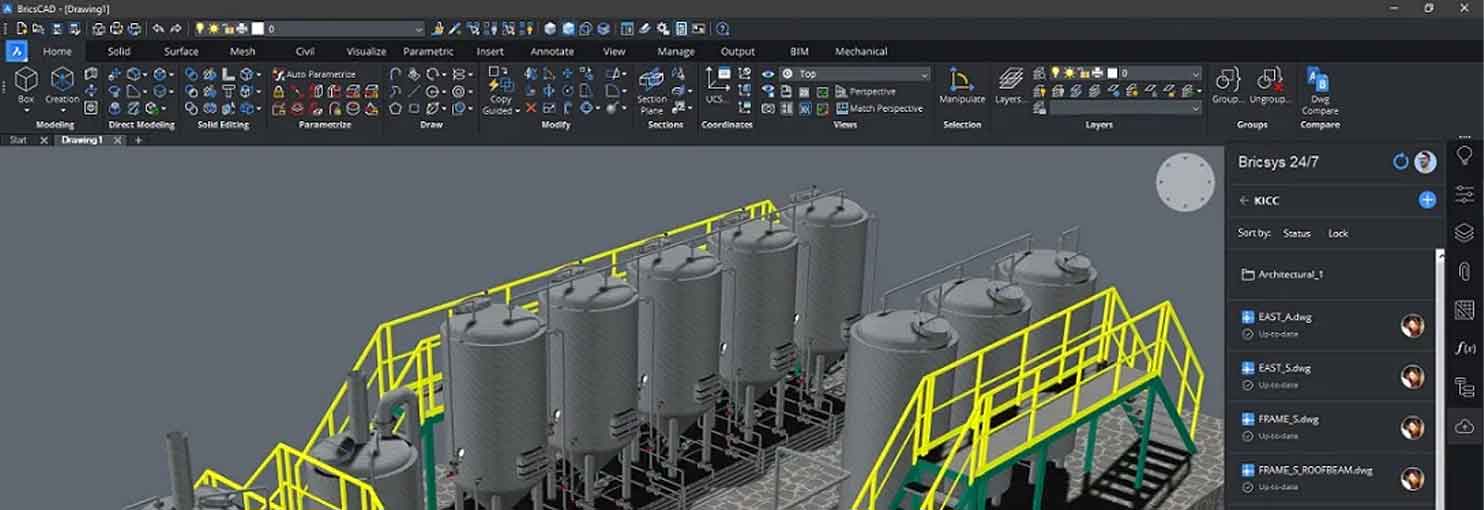 Hộp thoại Reference Edit trong BricsCAD