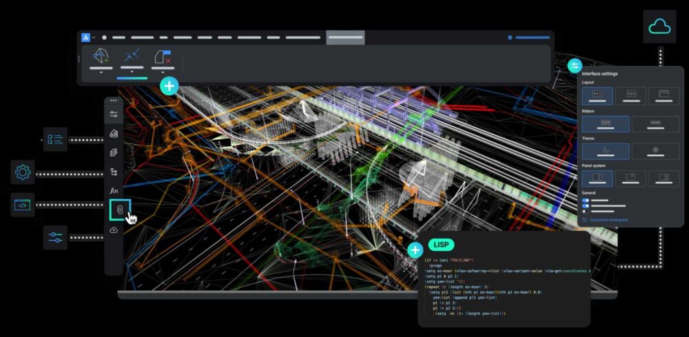 BricsCAD bản quyền - khả năng tùy chỉnh