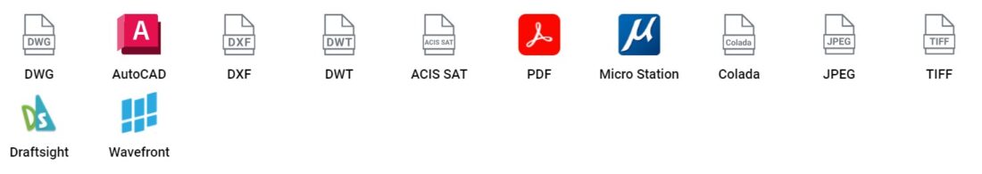 Khả năng tương tác BricsCAD - đinh dạng file mặc định