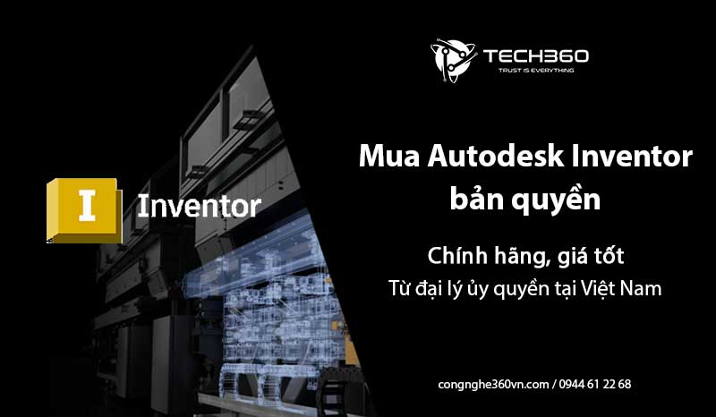 Mua Inventor bản quyền chính hãng, giá tốt từ đại lý ủy quyền tại Việt Nam