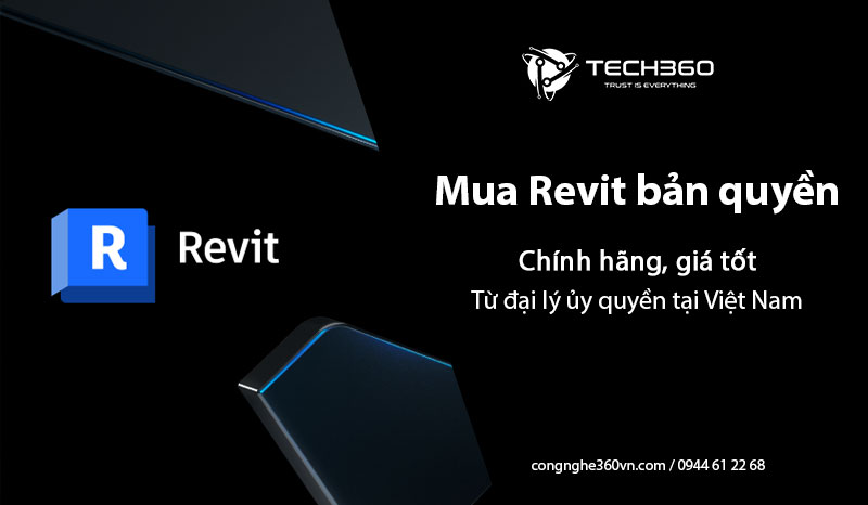 Mua Revit bản quyền chính hãng từ đối tác ủy quyền