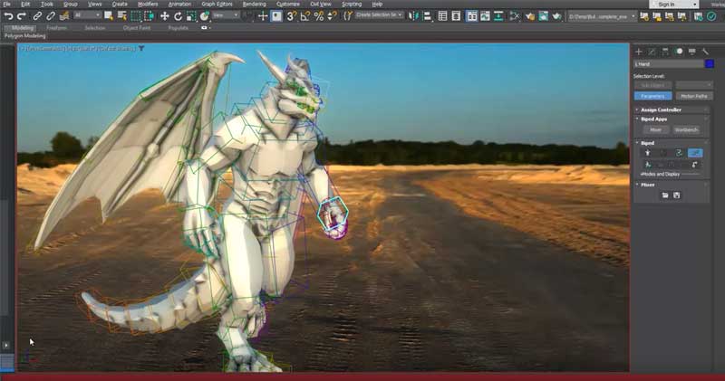 Tính năng 3ds Max: animation và hiệu ứng