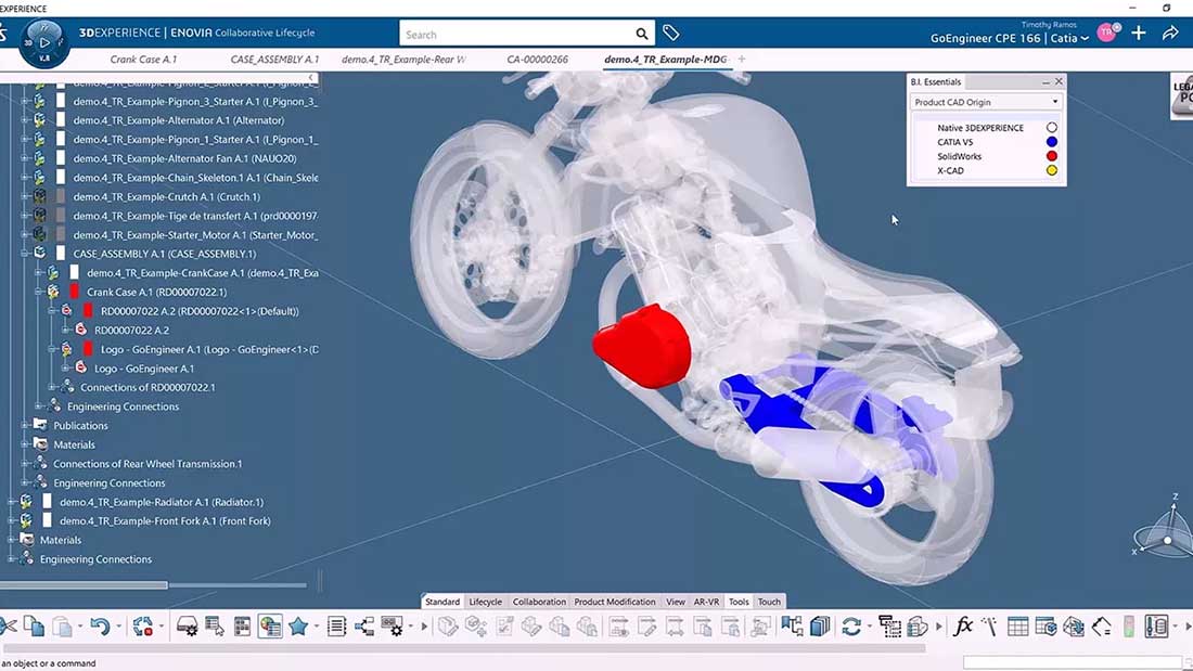 Tính năng chính của CATIA bản quyền