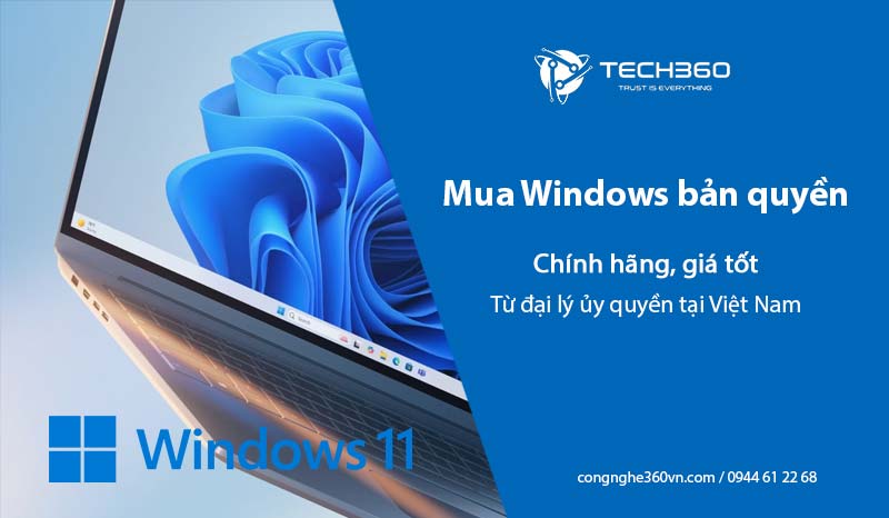 Mua Windows bản quyền doanh nghiệp chính hãng, giá tốt từ đại lý ủy quyền tại Việt Nam