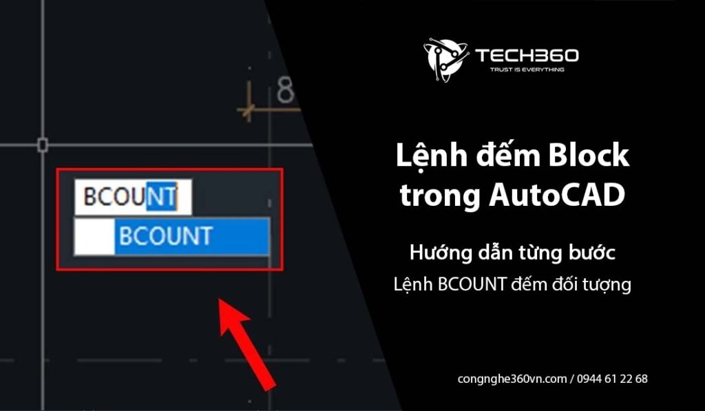 Cách dùng lệnh đếm Block trong AutoCAD cực dễ hiểu